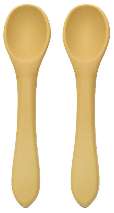 Linguri de silicon Lorelli - Natural,  2 buc, Yellow