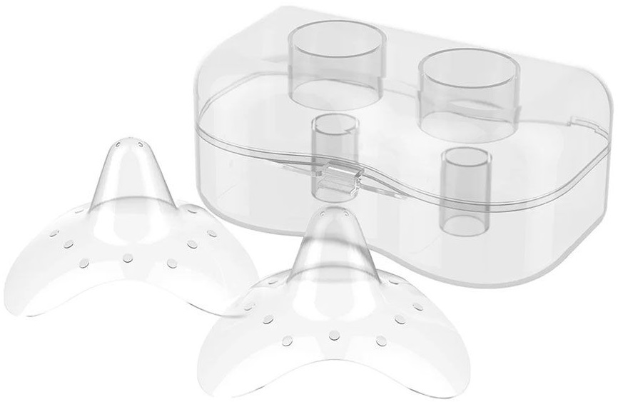 Protectii de silicon pentru mameloane Babyono