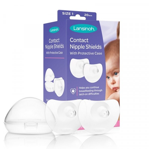 Protectoare mamelon, 20 mm, 2 bucati, Lansinoh - imagine 2