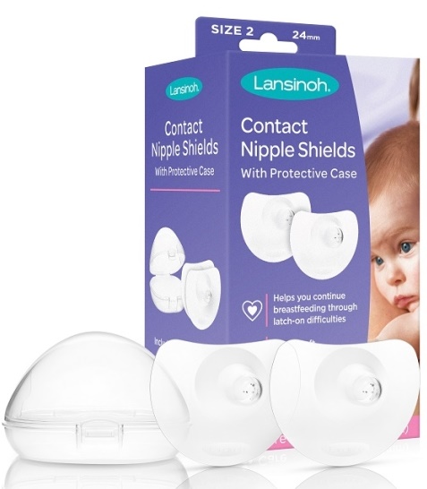 Protectoare mamelon, 24 mm, 2 bucati, Lansinoh - imagine 2