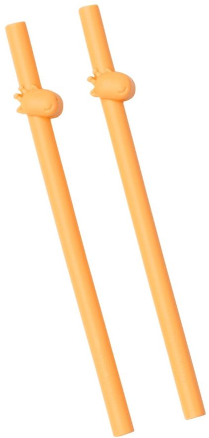 Paie din silicon Wee Baby - Orange, 2 buc