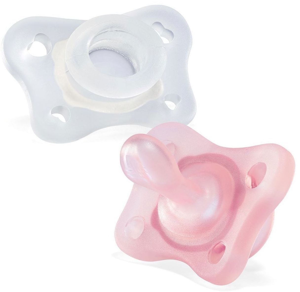 Suzete din silicon Chicco - PhysioForma Mini Soft, 0-2 luni, pentru fete, sortiment