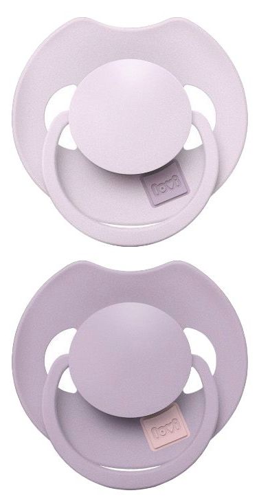Suzete din silicon Lovi Prime - Lilac/Violet, 6-18 luni, 2 buc