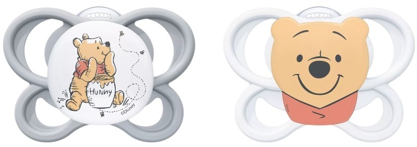 Suzete din silicon NUK Perfect Match Air - 0-6 luni, 2 buc, Winnie the Pooh