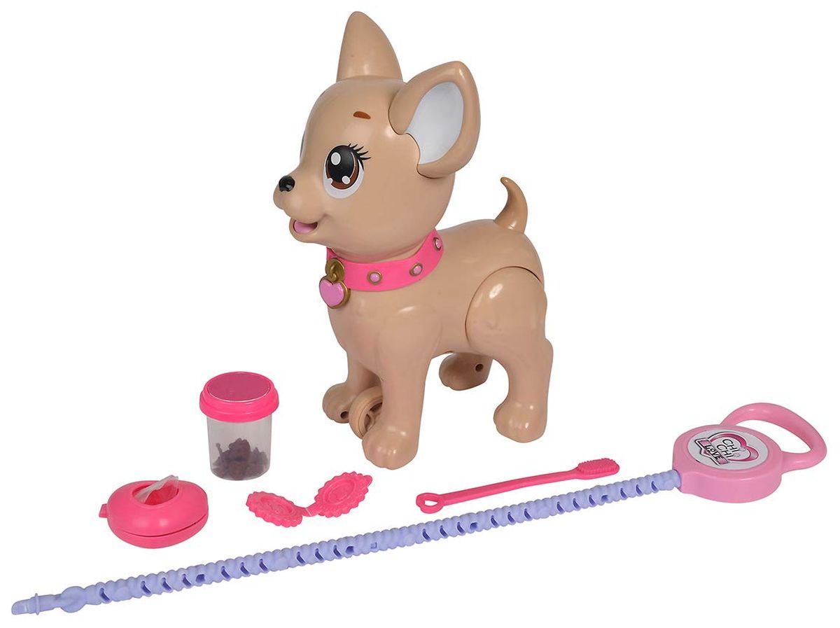 Jucărie Simba Toys Chi Chi Love -  Cățeluș, la plimbare la toaletă