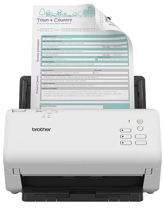 Scanner Brother - ADS-4300N, Colorat