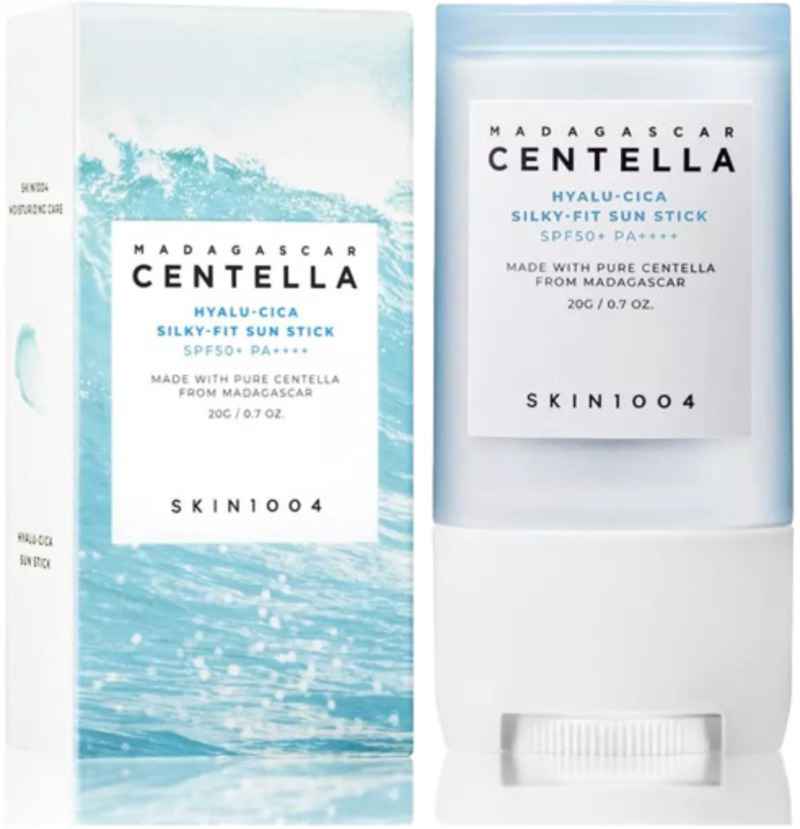 Stick pentru fata cu SPF50+ Centella Hyalu-Cica Silky-Fit, 20g, Skin1004 - imagine 5