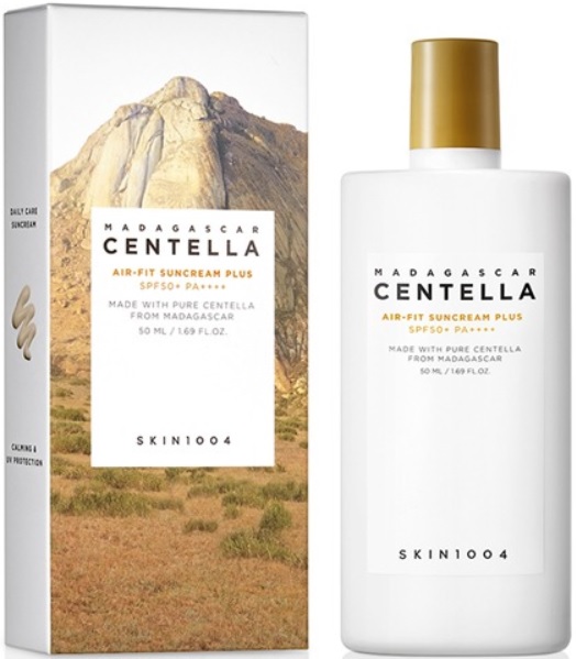 Skin 1004 Madagascar Centella Cremă de protecție solară Air-Fit Plus, SPF50+, 50 ml