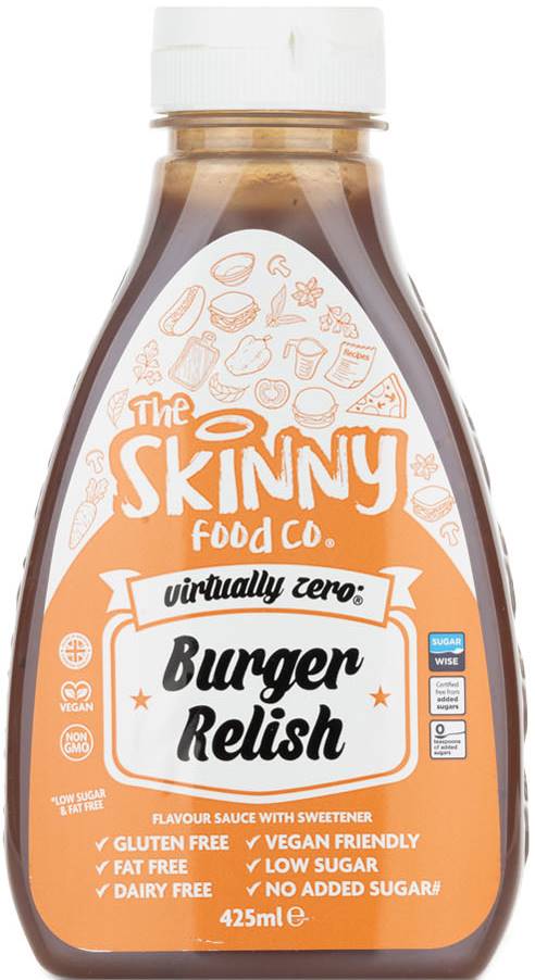 Skinny Sauce Burger Relish, 425 ml, Skinny Food Co