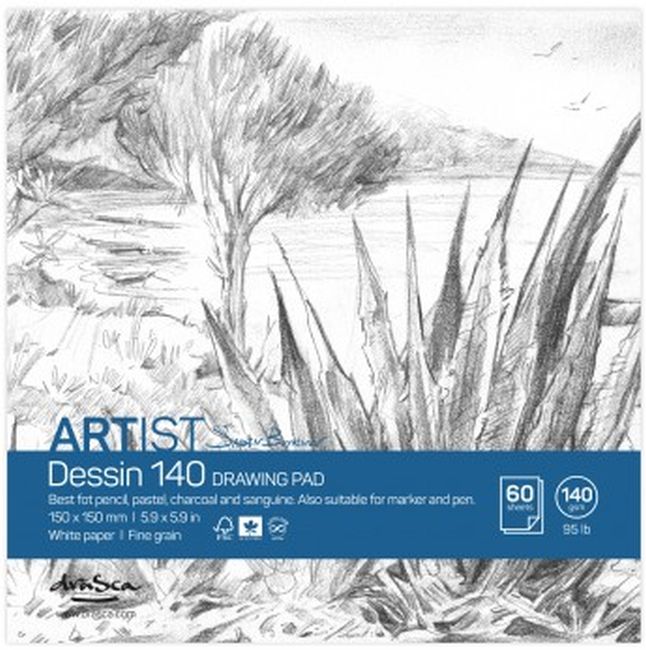 Caiet de schițe Drasca - Artist S.Boykinov, 15 x 15, 60 foi