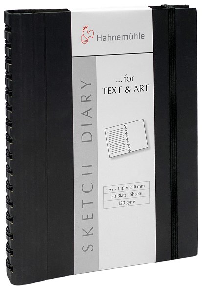 Bloc de schițe Hahnemuhle Text & Art - A5, 60 de coli