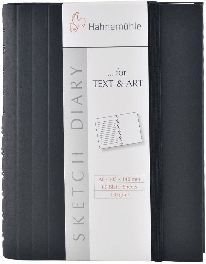 Caiet de schițe Hahnemuhle - Text & Art, A6, 60 foi