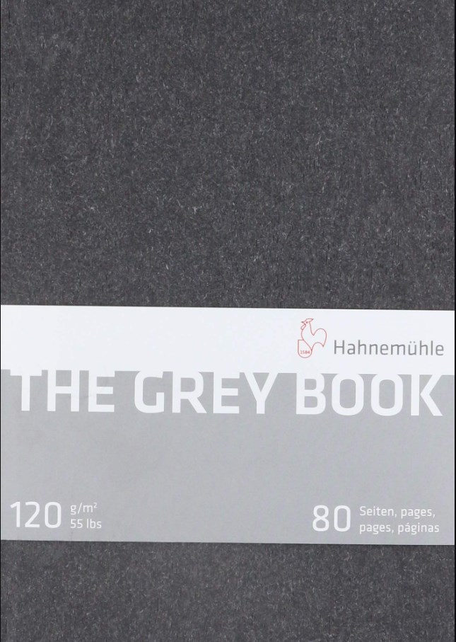 Bloc de schițe Hahnemuhle The Grey Book - A4, 40 de coli
