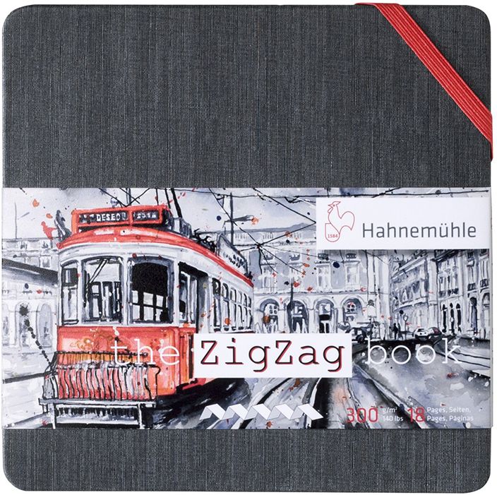 Caiet de schițe Hahnemuhle - Zig Zag, 5 x 5, 18 foi