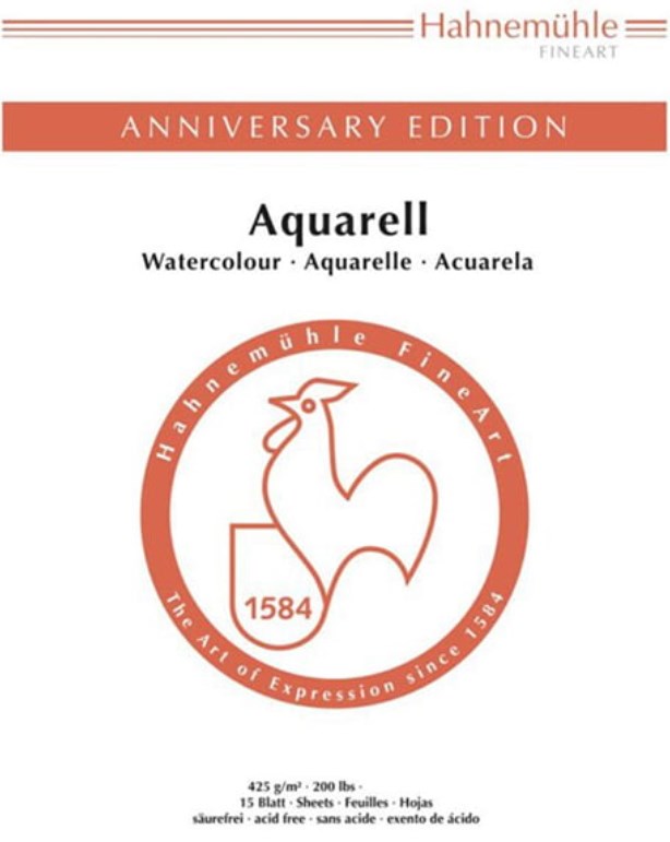 Bloc de schițe pentru acuarelă Hahnemuhle - 30 х 40 cm, 15 de coli