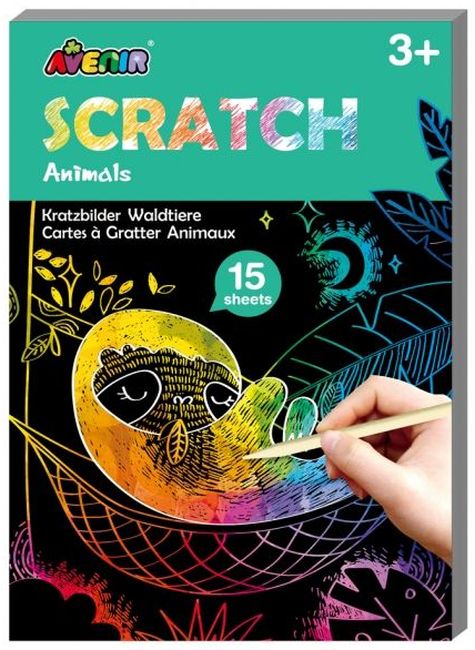 Picturi Scratch Avenir - Animale, mini