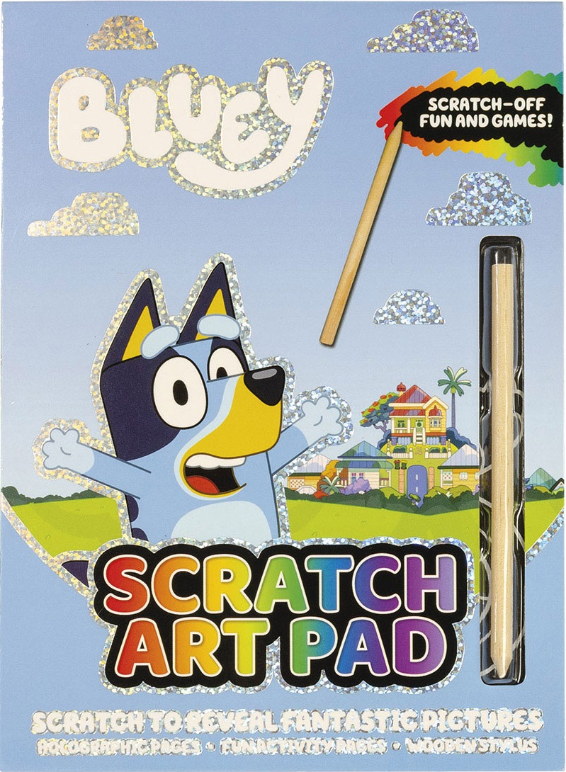Carte de răzuit - Bluey Scratch Art Pad