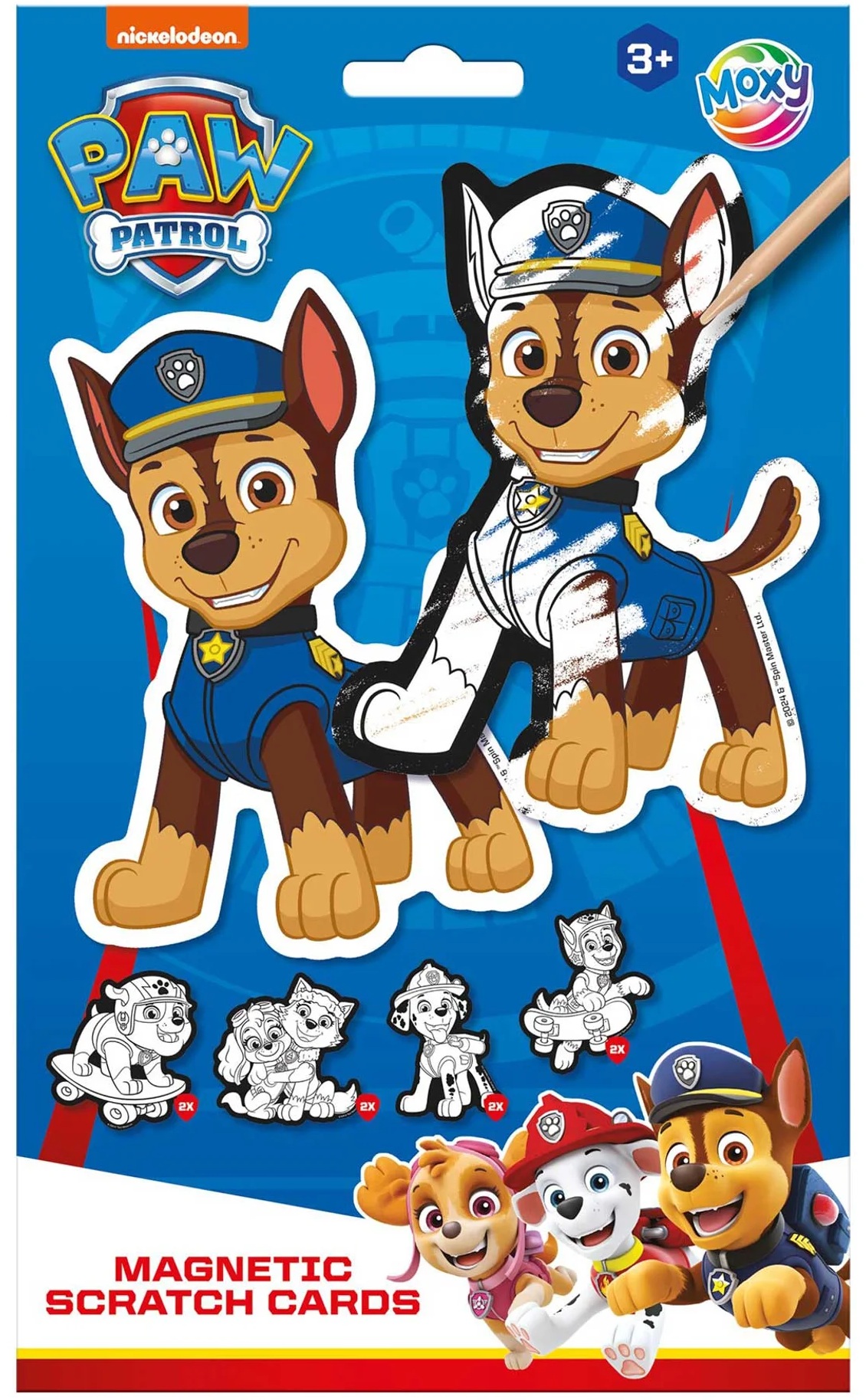 Magneți pentru zgâriere Moxy Paw Patrol - 10 buc