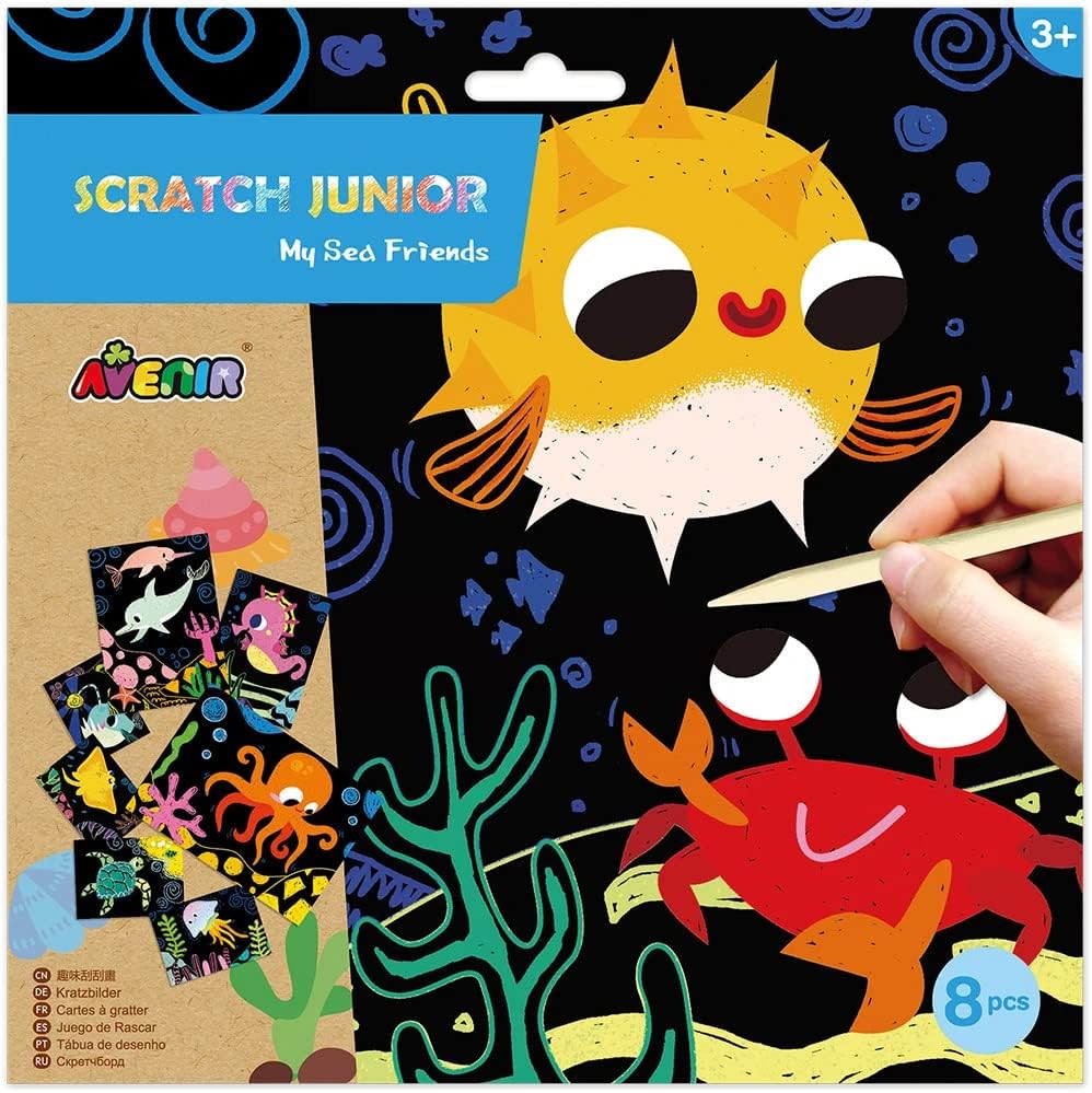 Scratch desene  Avenir - Mare, 8 buc.