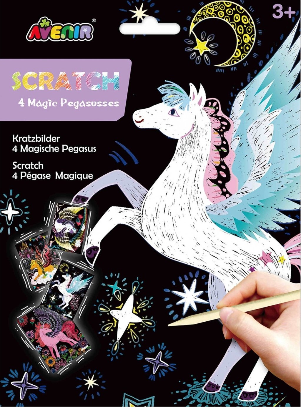 Scratch desene  Avenir - Pegasus, 4 desene