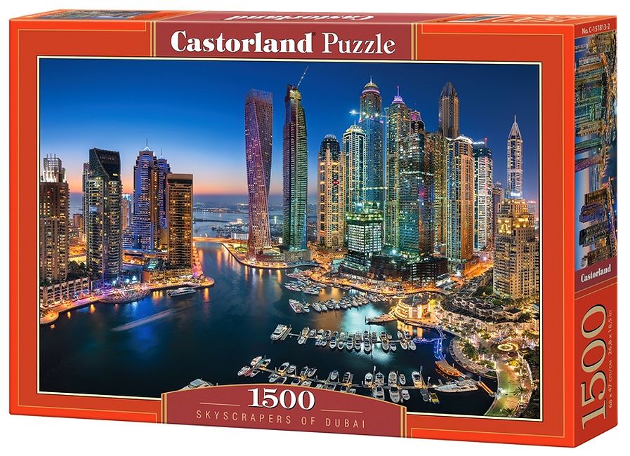 Puzzle Castorland din 1500 de piese - Zgarie-nori in Dubai