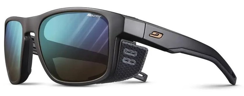 Ochelari de soare Julbo - Shield M, Reactiv Performance 2-4, negri