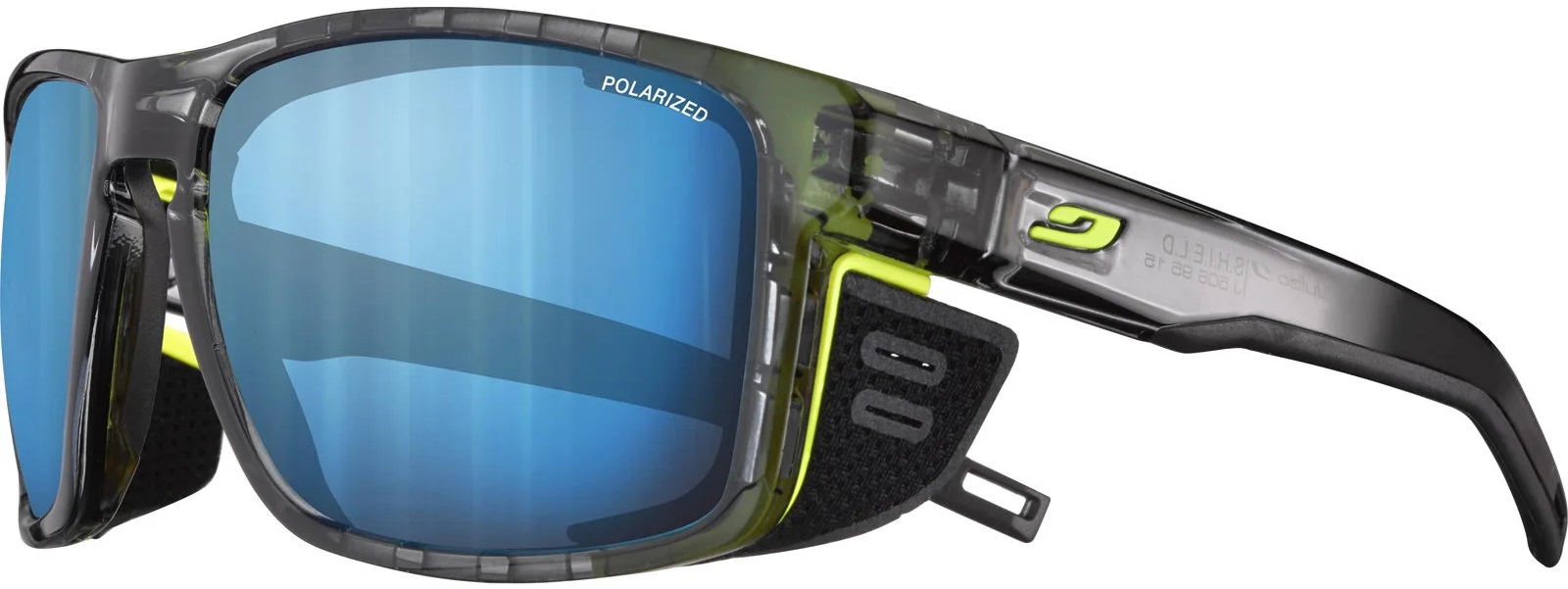 Ochelari de soare Julbo - Shield Ocean Master, Spectron 4 HD Glare Control, negru/galben