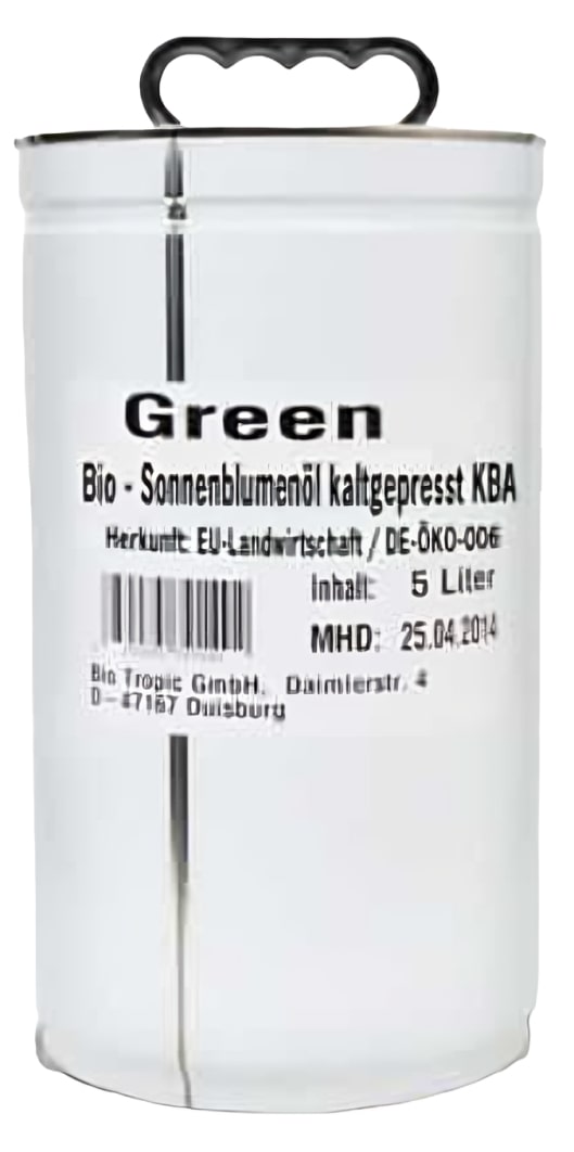 Ulei de floarea soarelui, 5 l, verde