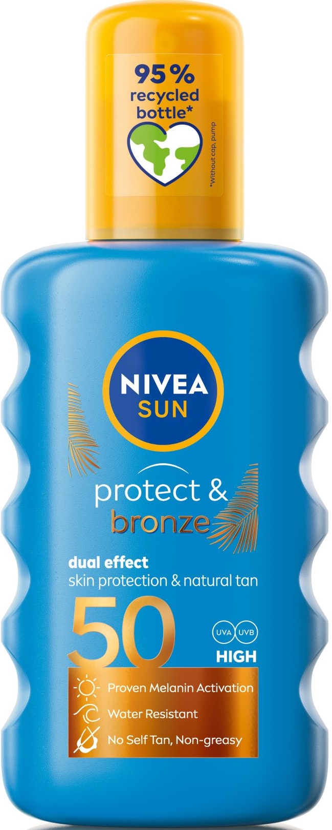 Nivea Sun Spray de protecție solară Protect & Bronze, SPF50, 200 ml