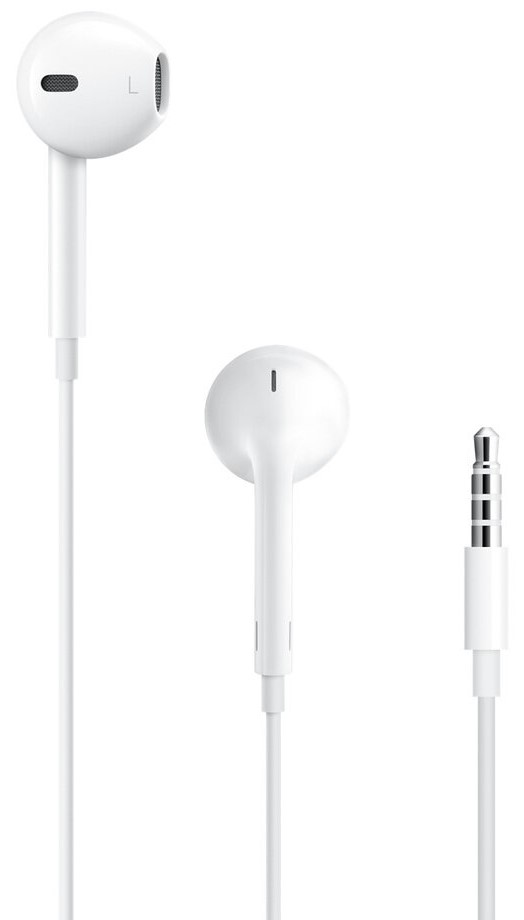 Căști cu microfon Apple - EarPods, 3.5 mm 2017, albe