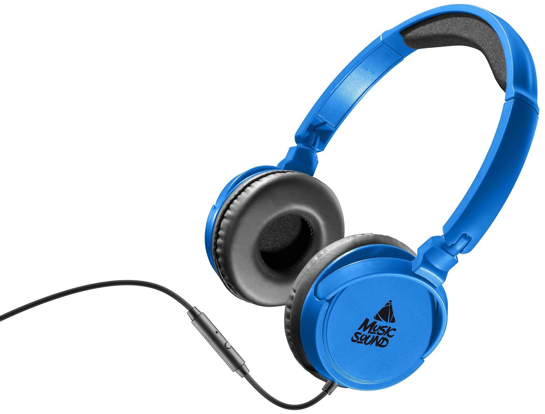 Căști cu microfon  Cellularline - Music Sound 8864, albastru