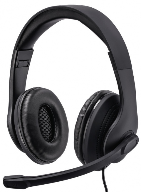 Căști cu microfon Hama - HS-P200, negre
