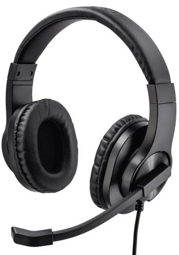 Căști cu microfon Hama - HS-P350, negre