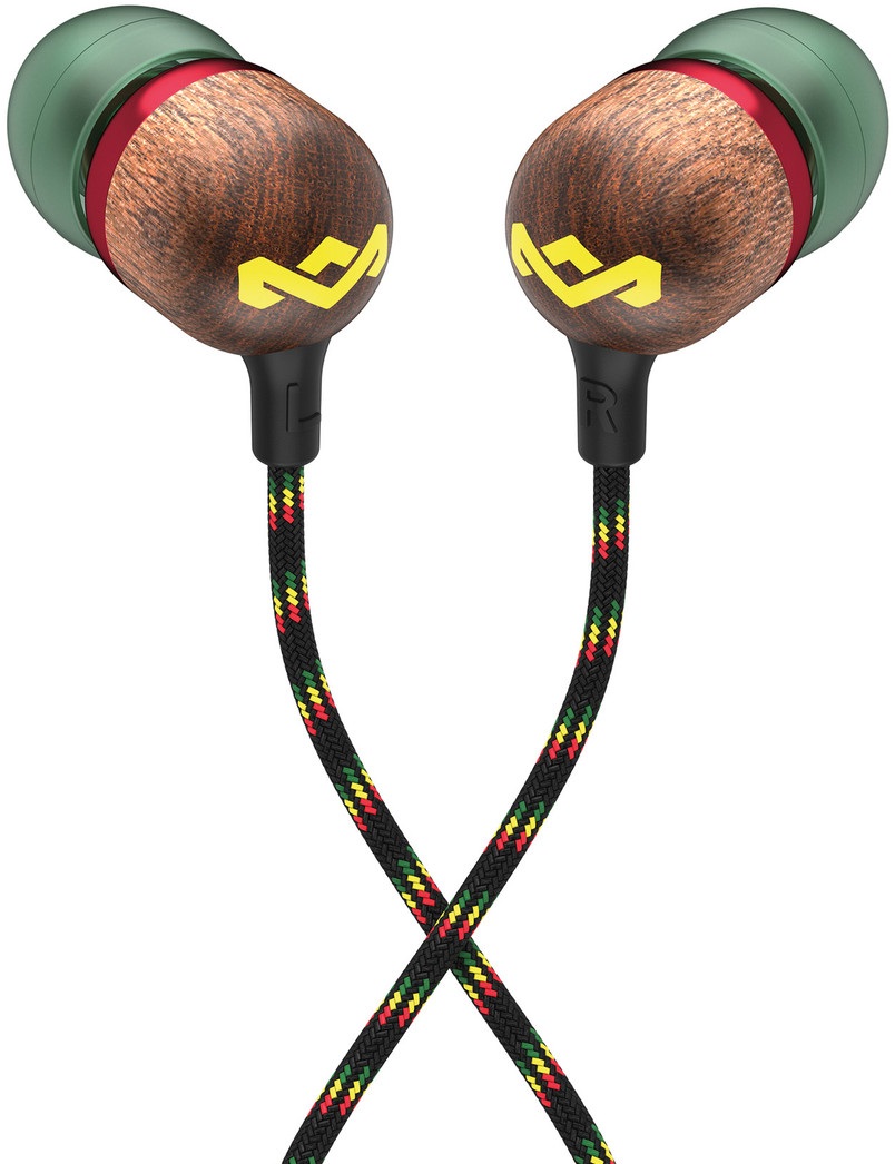Căști cu microfon House of Marley - Smile Jamaica USB-C, Rasta