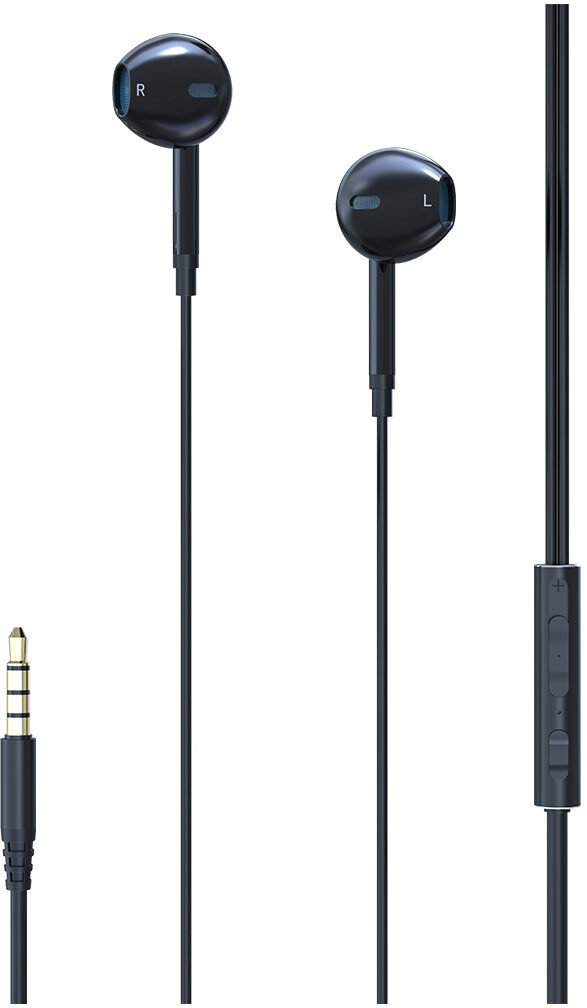 Căști cu microfon Lemontti – Ripple, negre