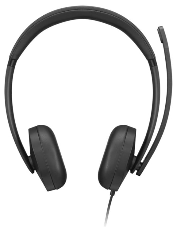 Căști cu microfon Lenovo – VoIP 5000, USB-C, Teams, negre