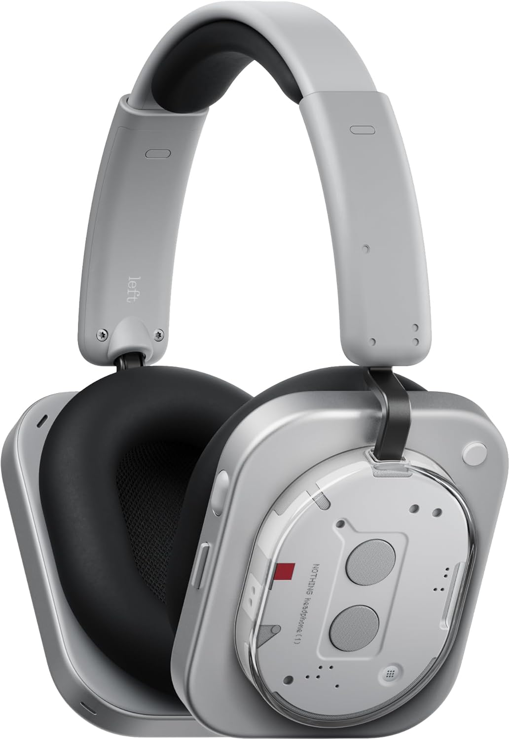 Căști wireless cu microfon Nothing - Headphone 1, ANC, albe