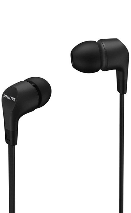 Casti cu microfon Philips - TAE1105BK/00, negre