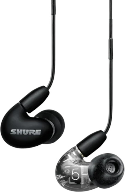 Căști cu microfon Shure - Aonic 5, negre