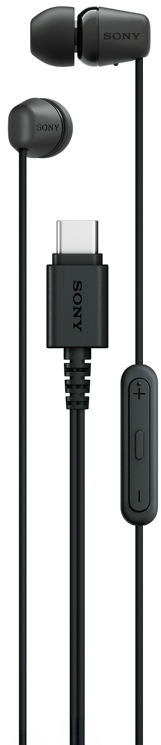 Căști cu microfon Sony - IEREX15C, USB-C, negru