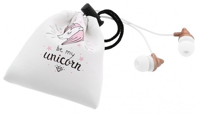 Căști cu microfon Tellur - MAGIA, roz