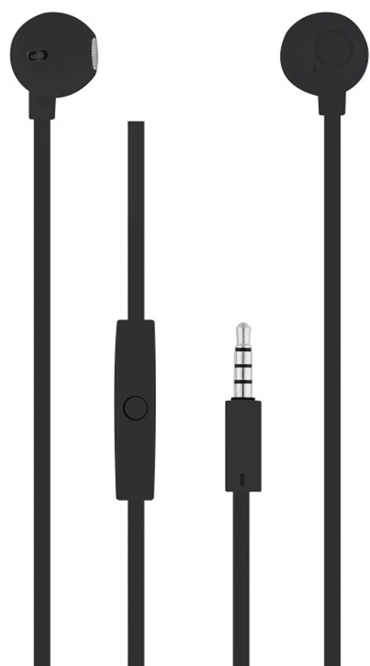 Căști cu microfon T'nB - Sweet, negre