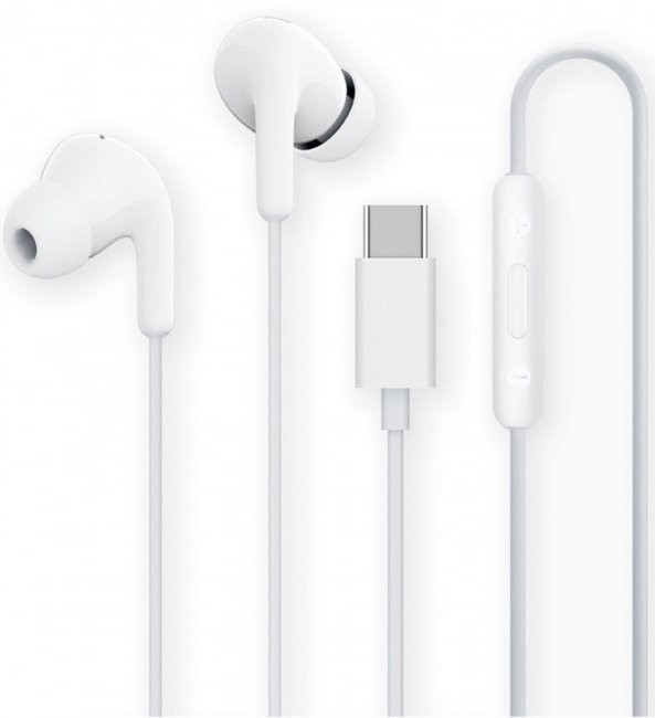 Căști cu microfon  Xiaomi - Type-C Earphones , albe