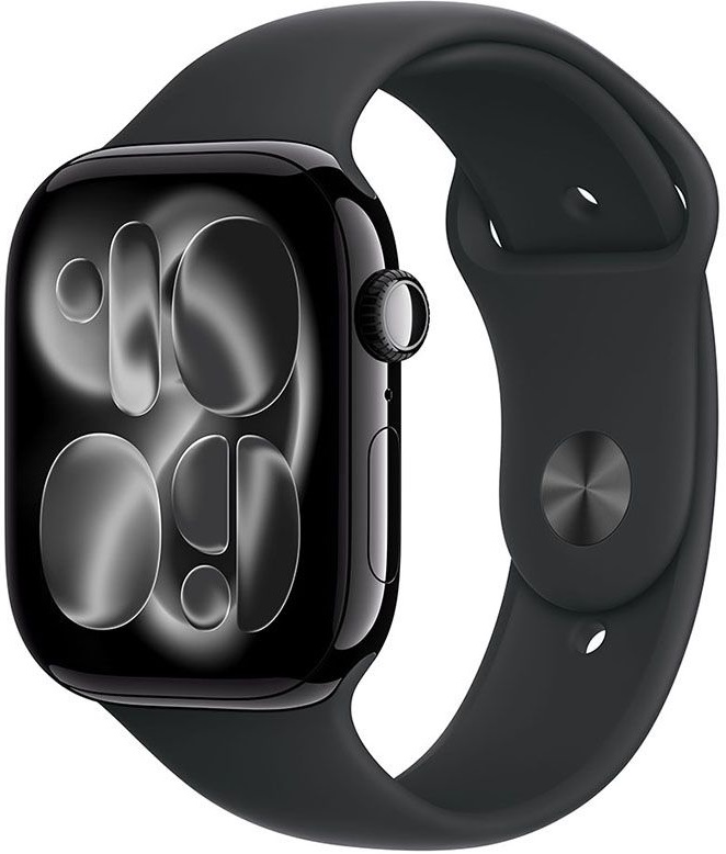 Ceas inteligent Apple - Watch S11 Cellular, 42 mm, S/M, Jet Black Aluminium/Black