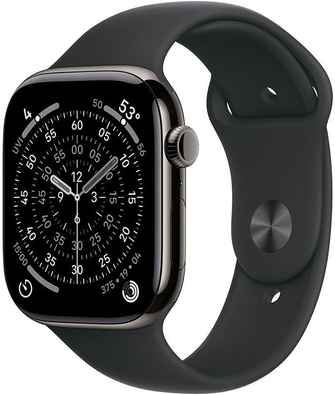 Smartwatch Apple - Watch S11 Cellular, 42 mm, S/M, Slate Titanium/Black