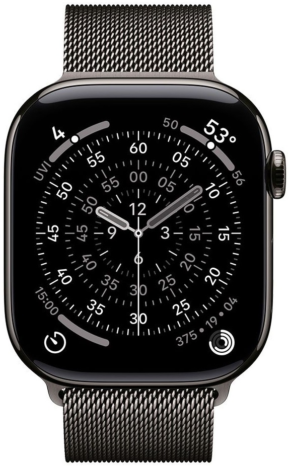 Smartwatch Apple - Watch S11 Cellular, 46 mm, S/M, Slate Titanium/Milanese Loop