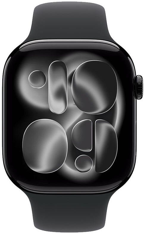 Smartwatch Apple - Watch S11 GPS, 42 mm, S/M, Jet Black Aluminium/Black