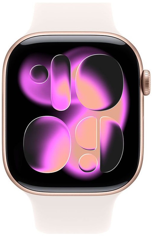 Smartwatch Apple - Watch S11 GPS, 42 mm, S/M, Rose Gold Aluminium/Light Blush