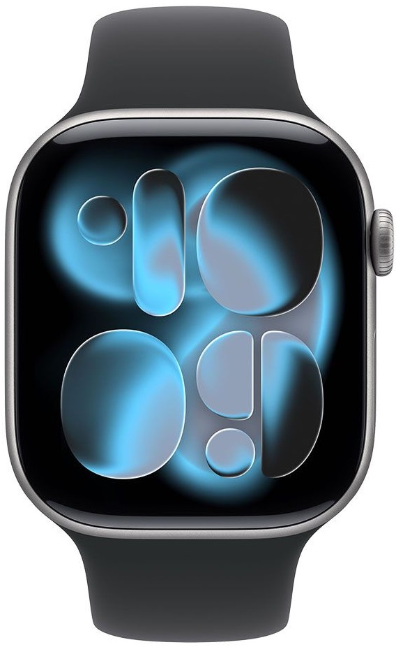 Ceas inteligent Apple - Watch S11 GPS, 46 mm, S/M, Space Grey Aluminium/Black