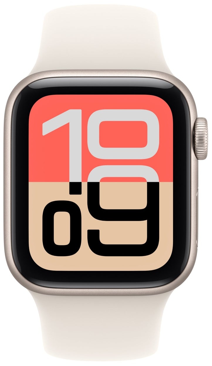 Smartwatch Apple - Watch SE 3, 40mm, S/M, Aluminium/Starlight